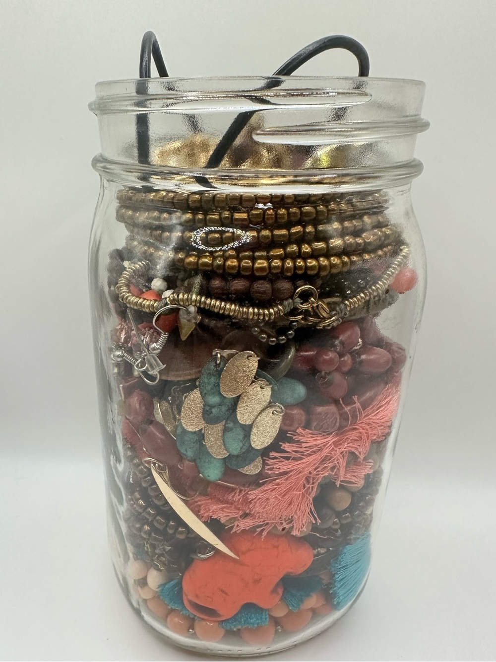 Boho Chic Jewelry Jar
